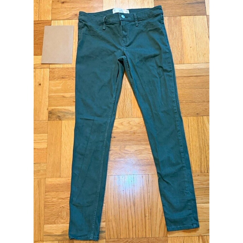 Hollister Super Skinny Jeans Women’s 5R W27 L31 Olive Green